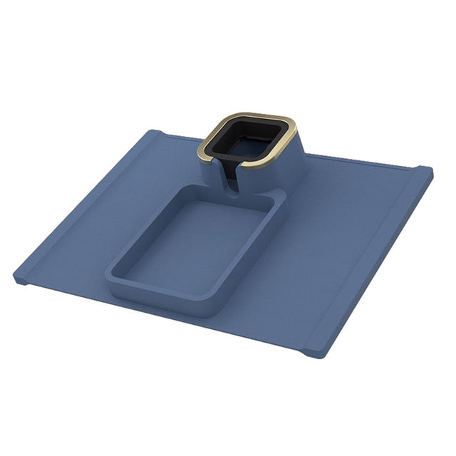  HMASYO Couch Cup Holder Tray - Silicone Couch Armrest